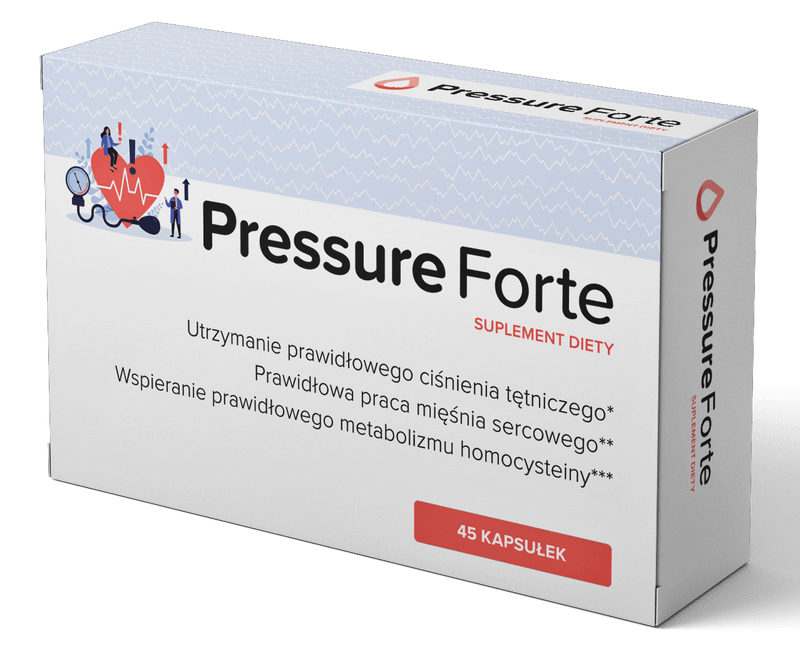 Pressure Forte na prawidłowe ciśnienie krwi i pracę mięśnia sercowego