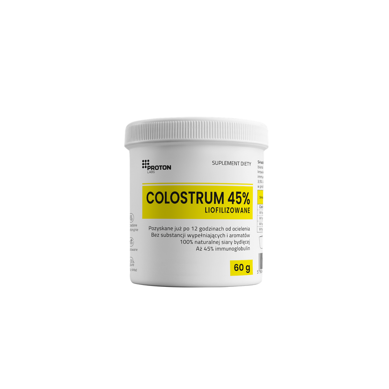 Colostrum 45% IG 1000mg Liofilizowane