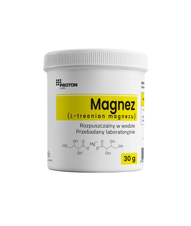 Magnez (L-treonian magnezu) PURE, 98% czysty proszek