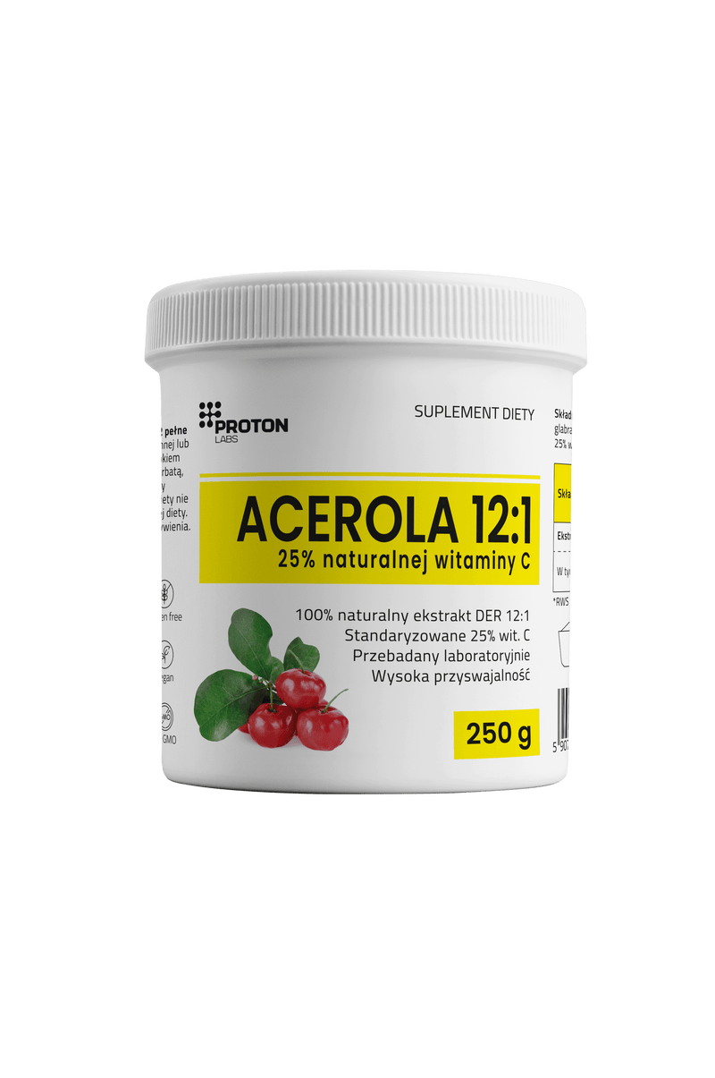 Acerola proszek 250g - ekstrakt DER 12:1 (25% naturalnej witaminy C)