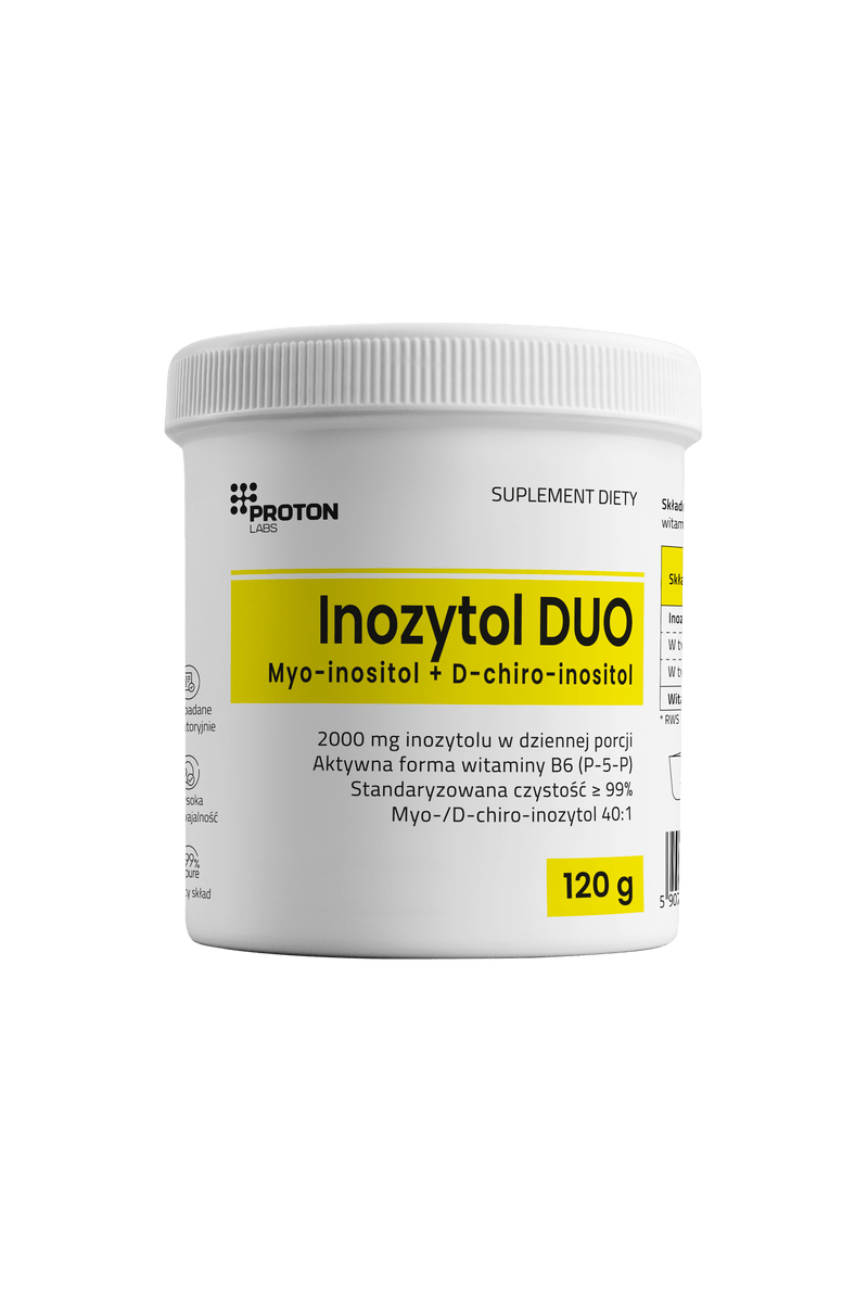 Inozytol DUO, Myo-/D-chiro-inozytol 40:1 120 g proszek
