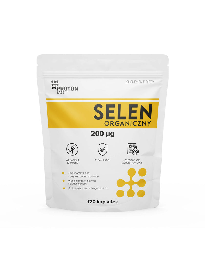 Selen organiczny 200 µg (L-selenometionina) 120 kapsułek