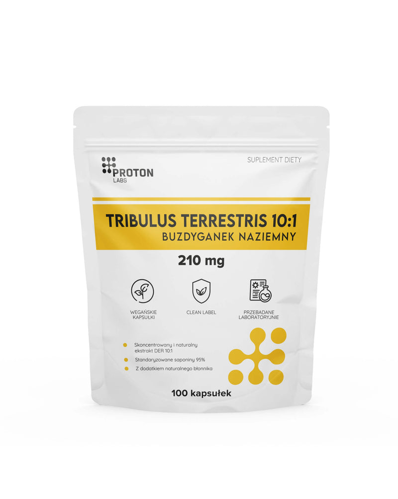 Buzdyganek naziemny 210 mg (Tribulus terrestris) 10:1, 95% saponin 100 kapsułek